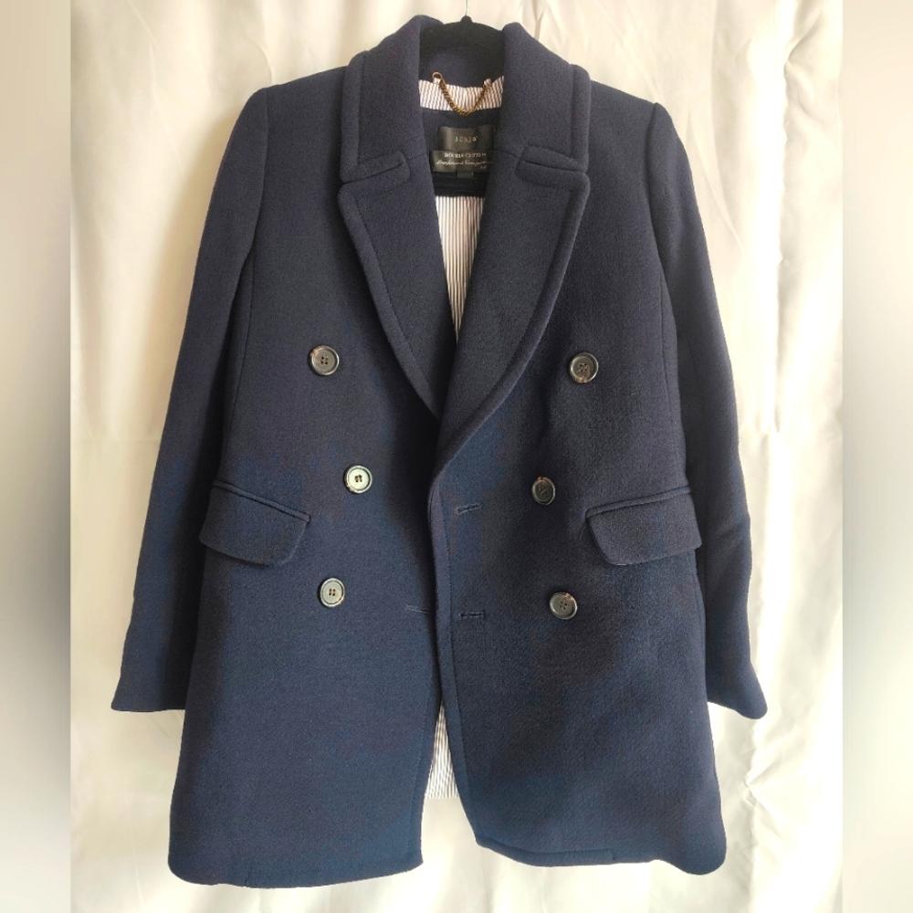 J Crew Navy color blazar - Picture 1 of 7
